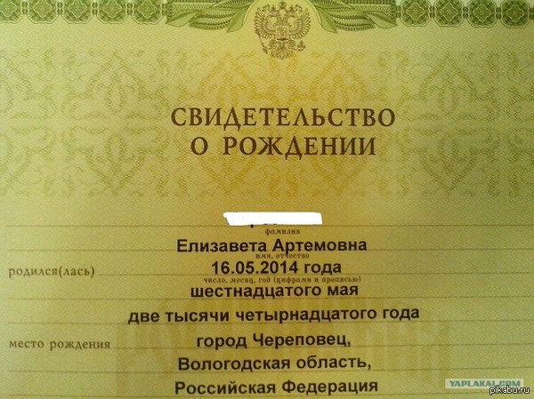 У Артёмов есть дети.