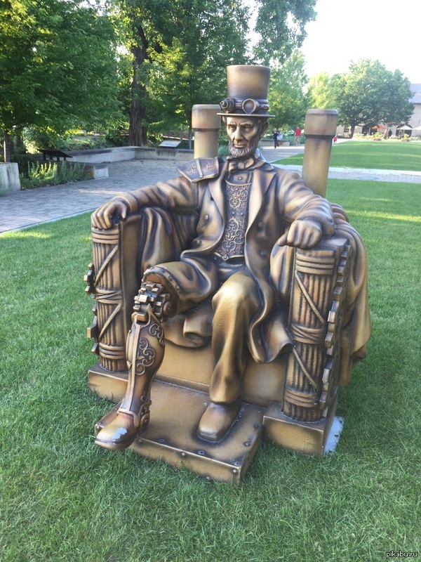 Линкольн в стиле стимпанк