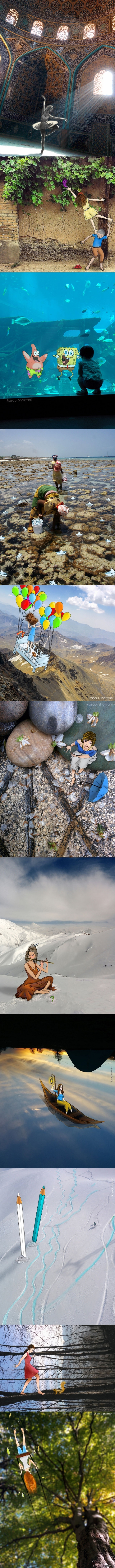 Много путешествую, а потом дорисовываю свои фотографии (автор Shokrani)