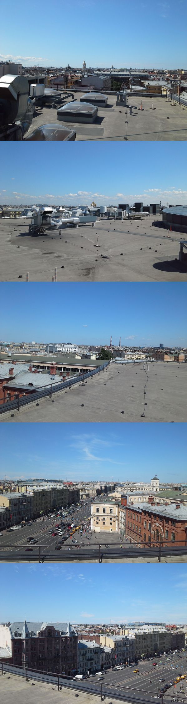 Вид на Питер с крыши тц Галерея