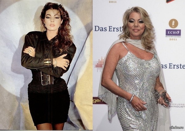 певица Sandra в 86 году и сейчас