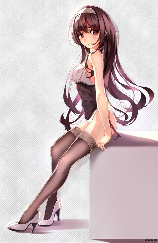 Anime art №8 - NSFW, Art, Anime, Anime art, Saekano, Girls