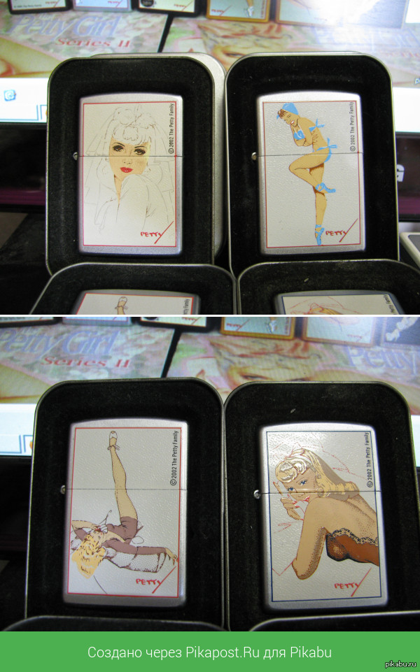 ������������� ZIPPO. �����������.����� Petty Girl  2001�.