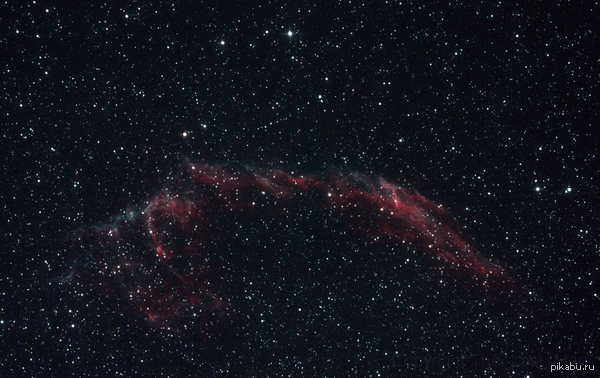 NGC 6992 -   &quot;&quot;   .     ,   8000   Sky-Watcher BKP150750EQ5, Baader MPCC II, Canon 550D (12   90, ISO 1600),  Levenhuk CLS.    .