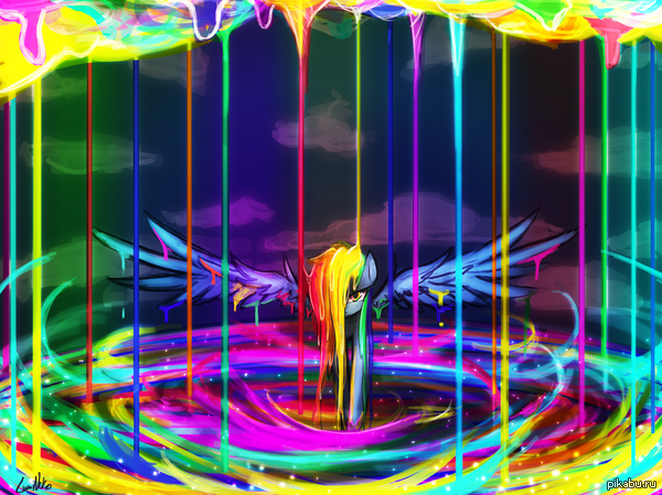 The birth of a rainbow by luminaura