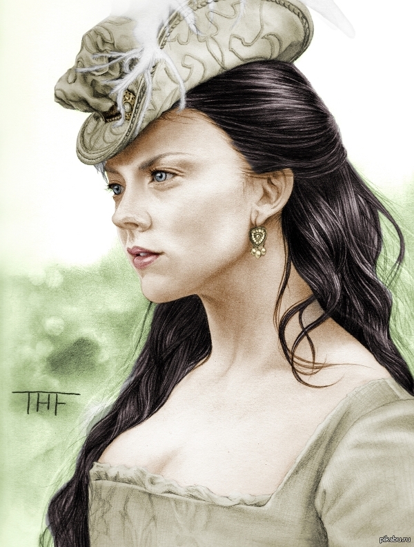 Anne Boleyn. (in colour)