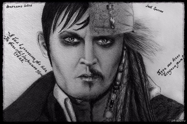   - .        :) Jack Sparrow and Barnabas Collins