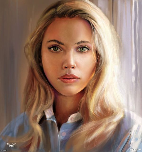 Scarlett Johansson Study. by ptimm.