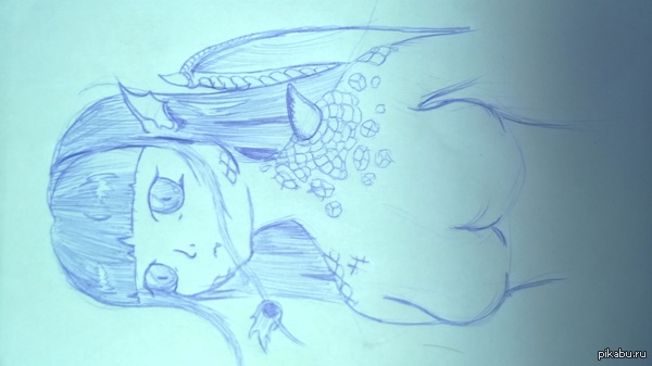 Ребята, выручите рукоjопго меня. Дорисуйте прошу, а то полностью испорчу рисунок. Можете поставить тег мое. Я и так попортил ее. Спасибо.