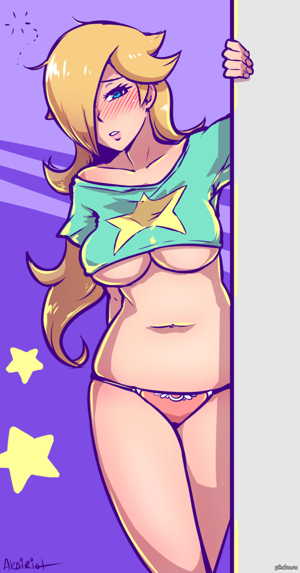 Sleepy Rosie - NSFW, Rosalina, Girls, Akairiot, Super mario bros, Nintendo, Art, Sleepiness