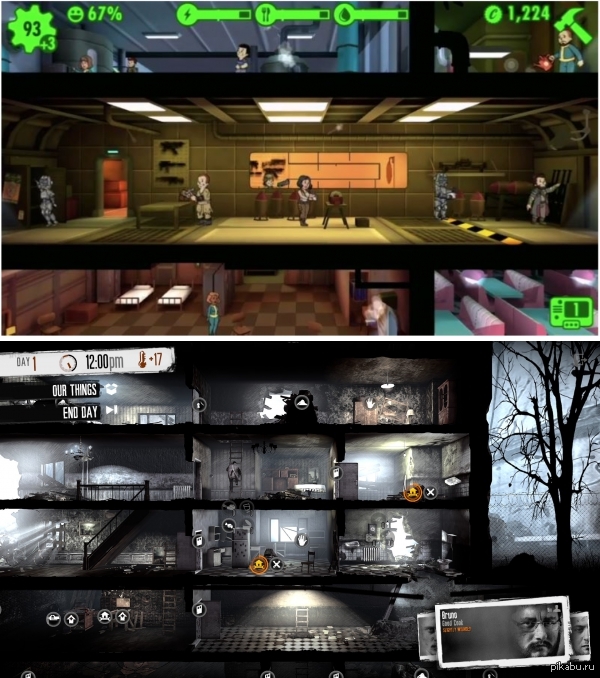   ,  Fallout Shelter   This war of mine