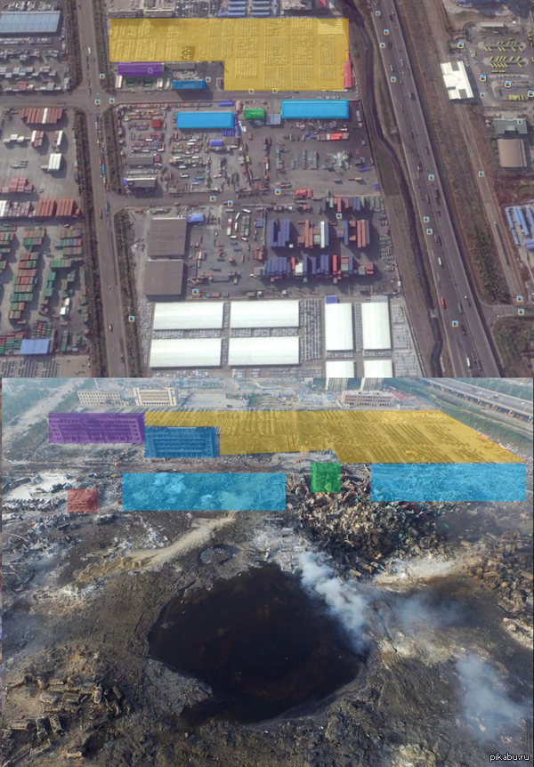 How it was in Chinese Tianjin, and how it became - Tianjin, China, Explosion, How it was, How it became