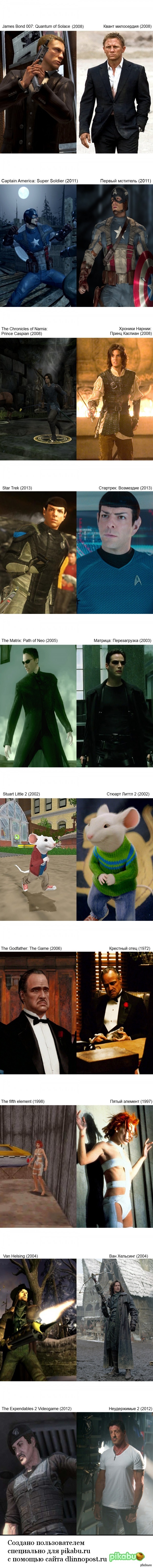 Персонажи из кино в видеоиграх, часть 2