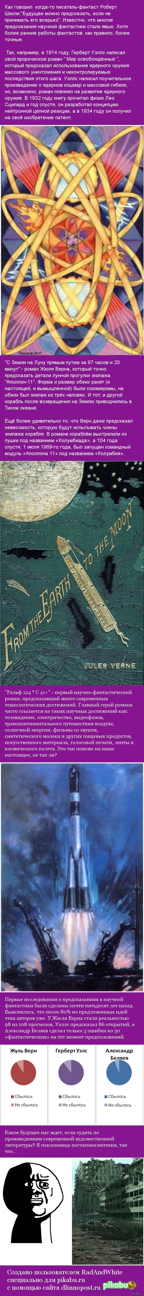 Настоящие предсказатели не экстрасенсы, а фантасты!