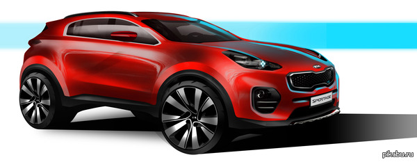 Будущее лицо Kia 2016 Sportage