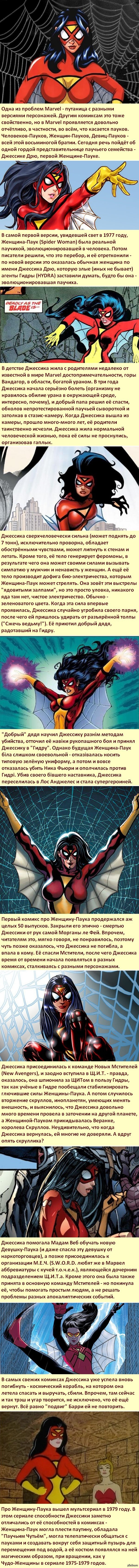 Факты о супергероях: Женщина-Паук