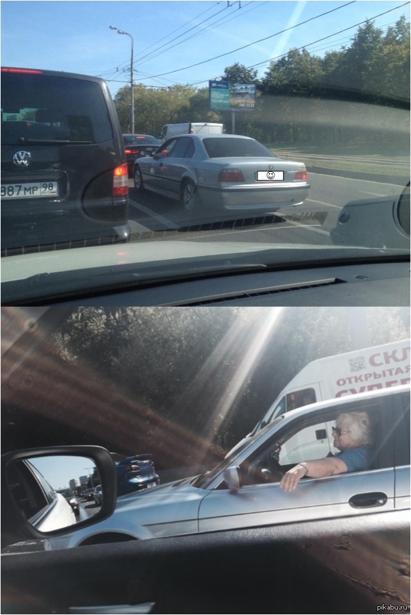 Сегодня увидел самую крутую бабушку)