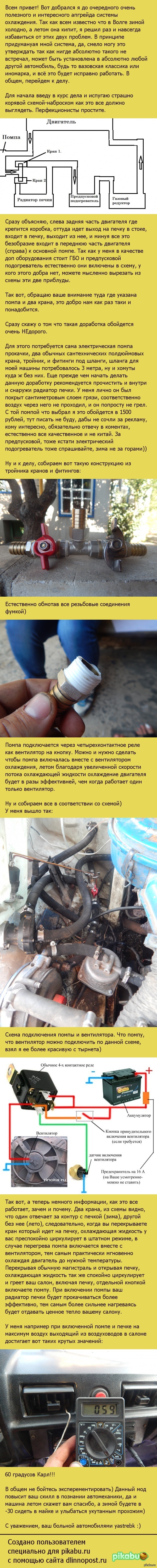 Переделка волги часть 4. Доработка системы охлаждения. Очень крутой апгрейд!