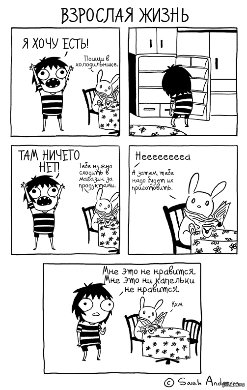 Adult перевод. Комиксы от Сары Андерсен.