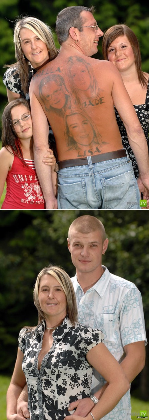 On the 15th anniversary of his life together with his wife, Alan decided to immortalize this event with a tattoo on his back. - NSFW, Tattoo, , It's not meant to be, Treason, Lover, Cuckold, Longpost, From the network