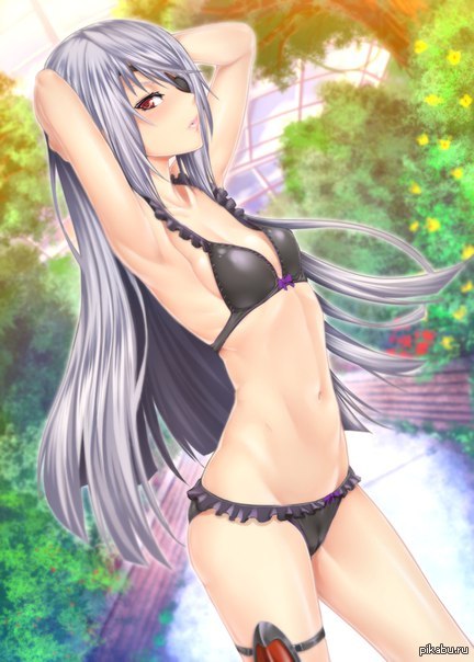 Nyashka)) - NSFW, Anime art, Art, Nyasha, Anime, Infinite stratos, Laura Bodewig