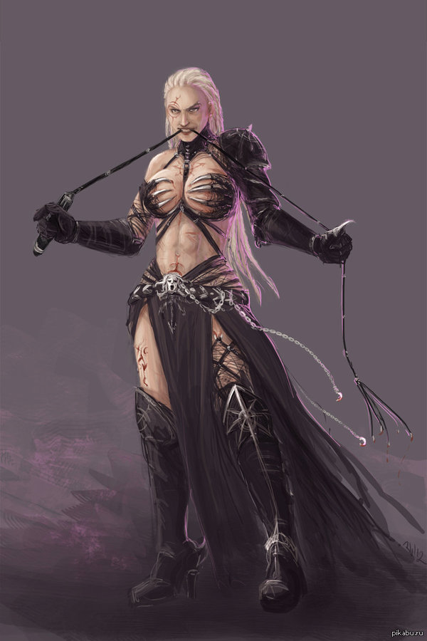 Concept art Warhammer 40K Black Crusade character, Asha - cultist of Slaanesh http://www.deviantart.com/art/Embrace-Chaos-323722246