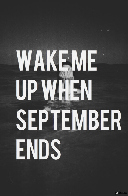 Wake me up september текст