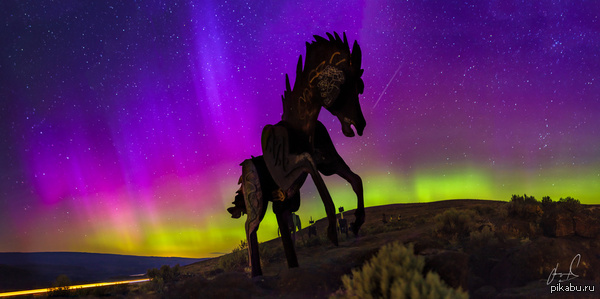 Памятник диких лошадей (Wild Horses Monument) ...