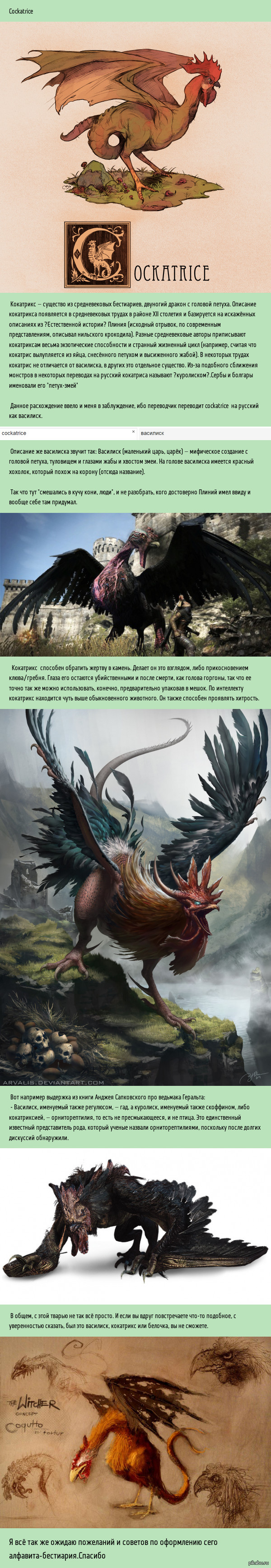 С - Сockatrice