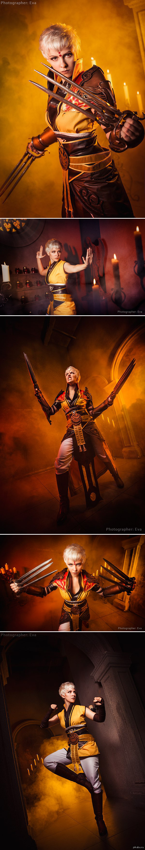 Отечественный косплей на Female Monk (Diablo III)