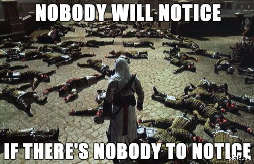 Вся суть стелса в Assassin's Creed