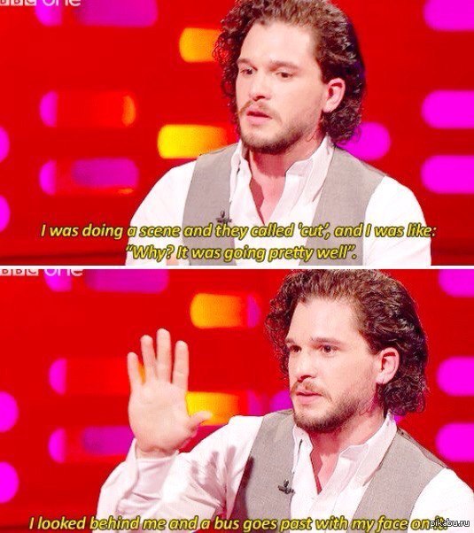 — Мы снимали сцену, а они сказала "стоп",