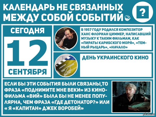 Календарь несвязанных событий