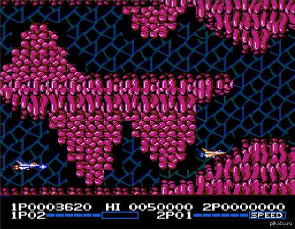       ...          . - Salamander (1991),    Life Force   Gradius