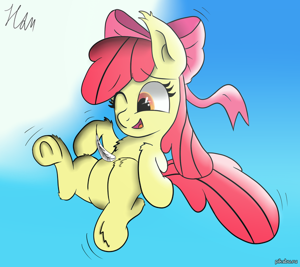 Apple Bloom in sky