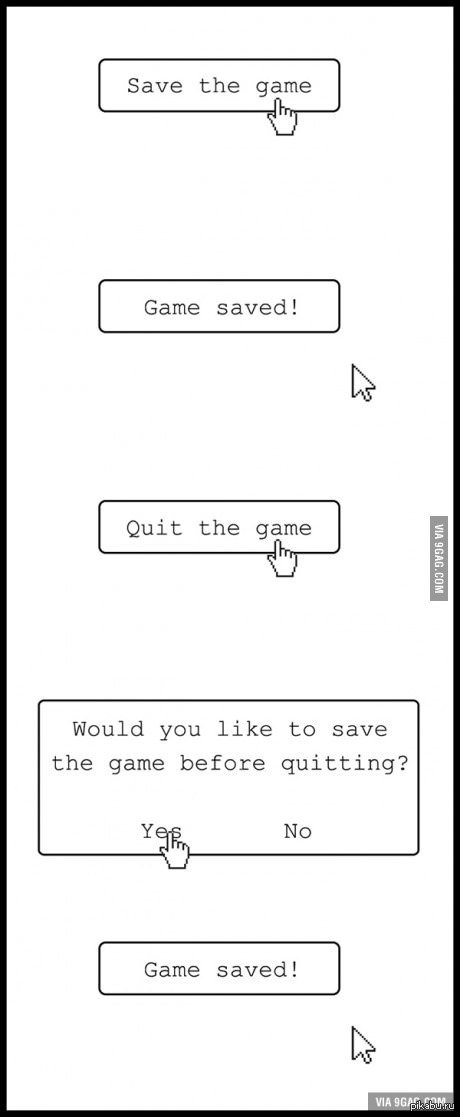 В jRPG всегда сохраняются дважды! | Пикабу