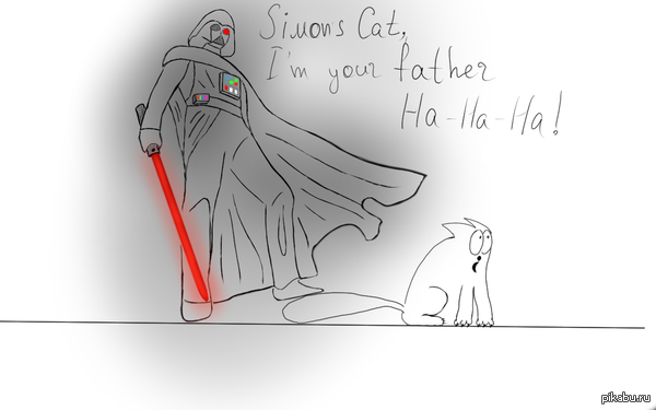 Dart Veider VS Simon's Cat 