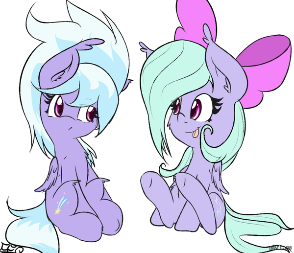 2 cute ponies 