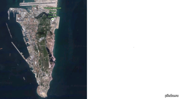 Лабрадор в сравнении с Гибралтаром