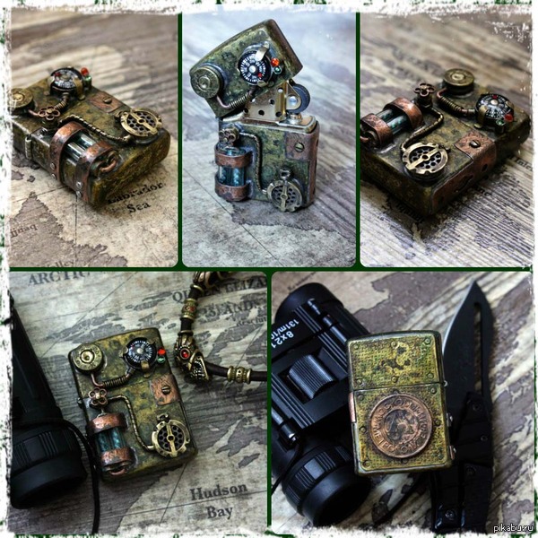 Zippo " Метро 2033 " Моя авторская работа