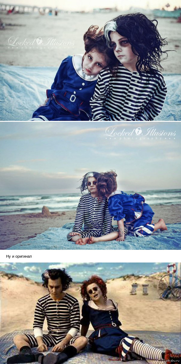 Милый косплей на Суинни Тодда и мисс Ловетт