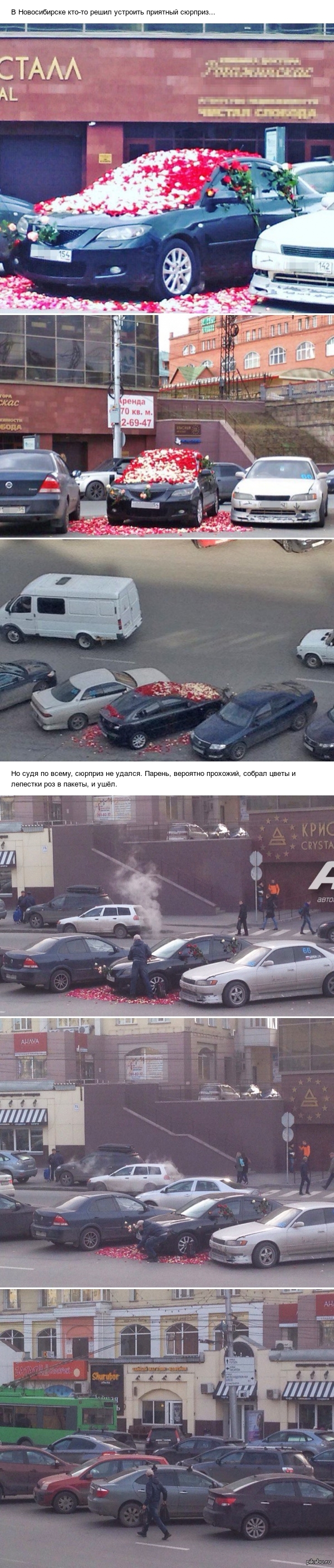 Сюрприз не удался.