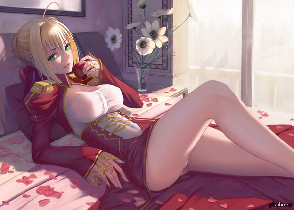 art_20 - NSFW, Аниме, Девушки, Арт, Рисунок, Saber