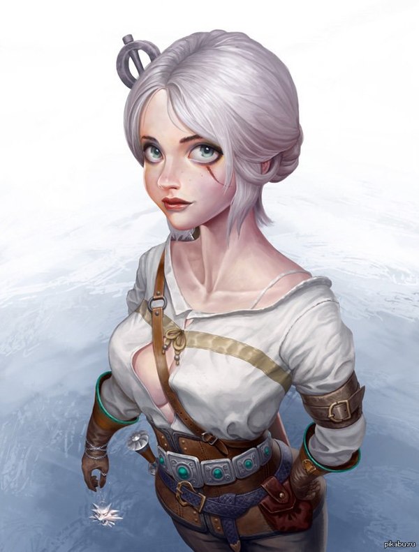 Oh Ciri, Ciri... - NSFW, Games, Computer games, Strawberry