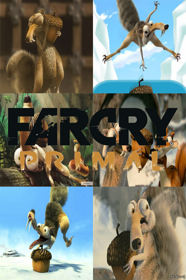 Did I mention what madness is? - ice Age, Squirrel, Nuts, Far cry, Far Cry: Primal