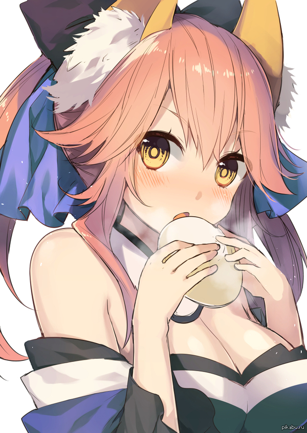 Anime Art #184 - Anime art, Art, Anime, Anime girls, Tamamo no mae, Fate grand order, Fate-Extra, Fate