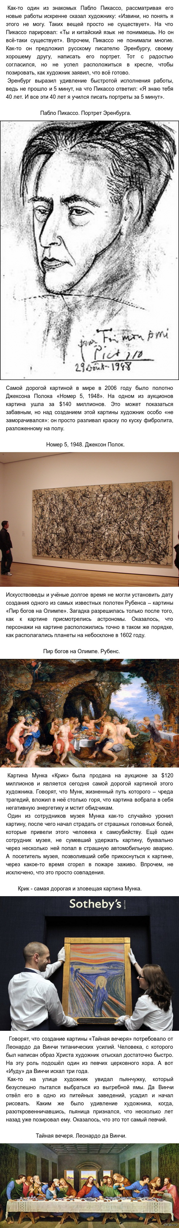Живопись. Интересные факты. | Пикабу