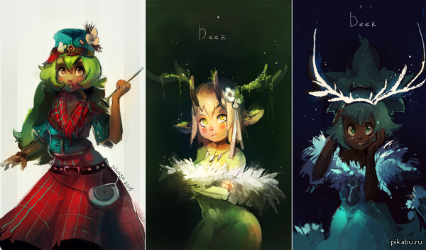 Небольшие рисунки с прошлого месяца.