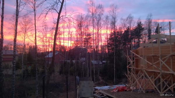 Закат на Хэллоуин