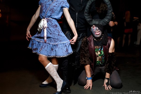 Хеллоуин в ночном клубе Вагонка, Калининград